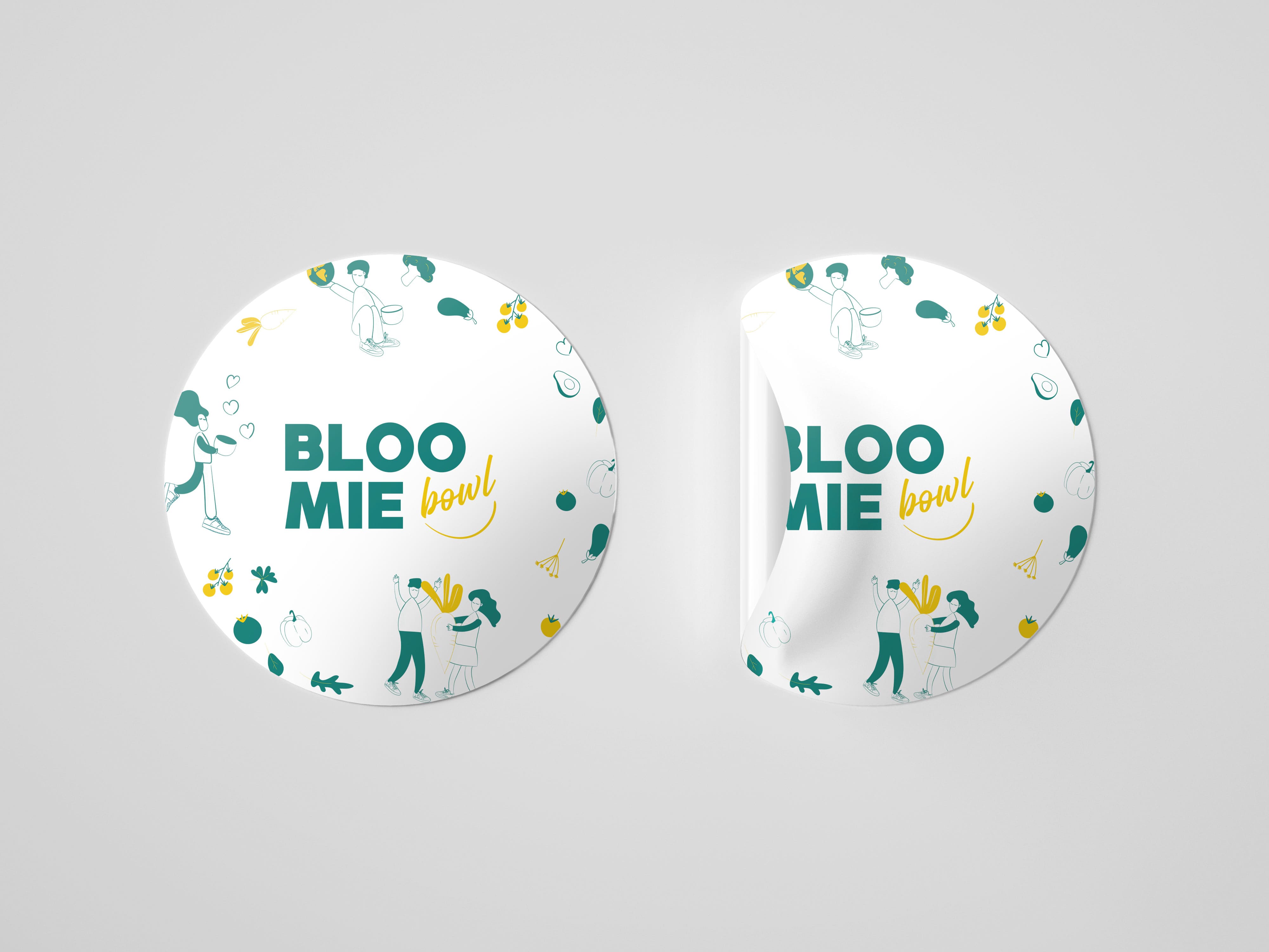 Stickers Bloomie Bowls